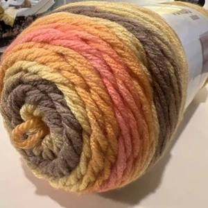 1 madeja Caron Jumbo Print Ombre Hilo-Puesta de sol 595 yardas - Imagen 1 de 5