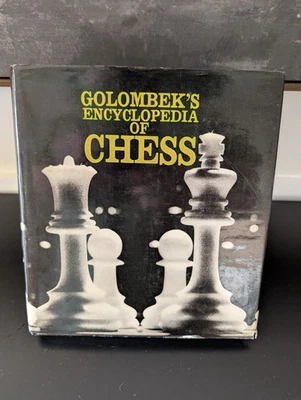 Golombek's Encyclopedia of Chess 1977 Hardcover w/ Dust Jacket Crown Pub - Image 1 of 4
