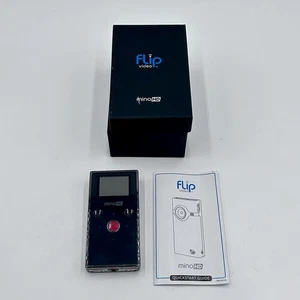 Cámara de video digital HD portátil Flip Mino HD F460B 4 GB con instrucciones de caja FUNCIONA - Imagen 1 de 8