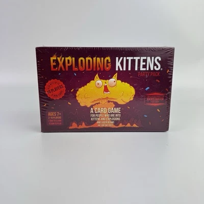 NEW Exploding Kittens Party Pack Card Game Up to 10 Players Sealed - Image 1 of 4