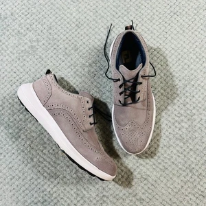 Footjoy Braun Spikeless Wildleder Budapester Golfschuhe Herren 9,5 56111 Grau Oxford - Bild 1 von 7