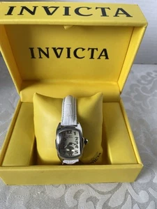 Invicta Women Lupah Watch Stainless Steel 3 Leather Straps 2009 New Battery Lady - Picture 1 of 10
