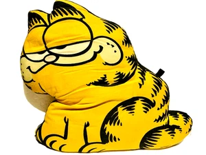 Garfield: lotto cuscini jumbo vintage anni 70 a forma di gatto per bambini Jim Davis - Foto 1 di 2