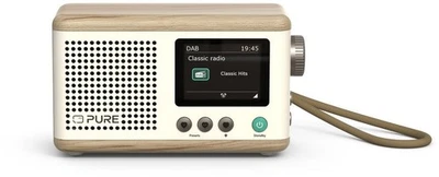 Pure Heimradio Classic Mini cooton white / oak - Bild 1 von 4