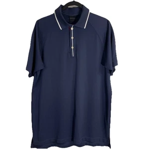 Dunning Men’s Golf Shirt Polo Size L Short Sleeves - Picture 1 of 8