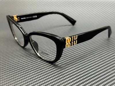 MIU MIU MU 05V 1AB1O1黑色女式55毫米眼镜 — 第 1/4 张图片