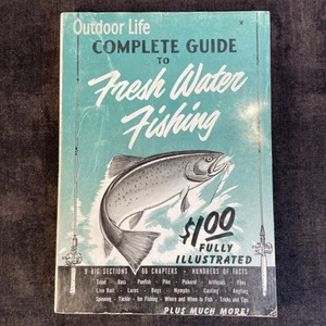 Outdoor Life -Complete Guide To Fresh Water Fishing-1952 First Edition-250 Pages - Picture 1 of 19