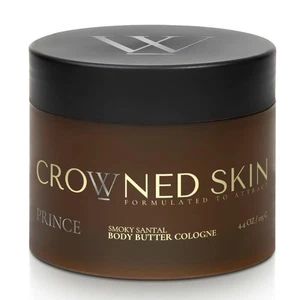 Crowned Skin Prince Body Butter | Oceanic & Woody Scent | 100G | Organic Shea - Picture 1 of 9