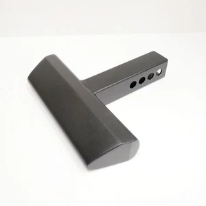 For 2" Receiver Truck Bed Heavy Duty Steel 12"x2" Tow Hitch Step Bar Guard BLACK - Picture 1 of 11