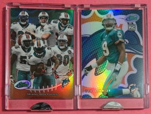 2 - eTopps Miami Dolphins Encased Mint 2007 Ted Ginn RC & 2009 Dolphins Team - Picture 1 of 8