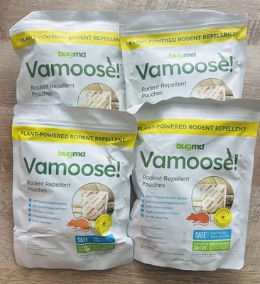 BugMD Vamoose Rodent Repellent Pouches (4 Pack, 16 Pouches) - Image 1 of 4