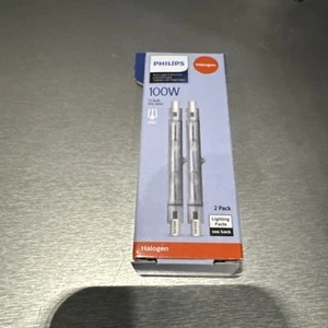 Philips Work Light & Security 100Watt T3 RSC Light Bulbs 2-Pack - Picture 1 of 2