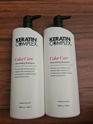 Lot Of 2 Keratin Complex Keratin Color Care Smoothing Shampoo 33.8 Oz Ea - Image 1 of 3