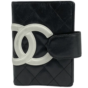 Chanel Daily Planner Agenda Cambon Line Leather Black 14.2x10.5x2cm pre-owned - Picture 1 of 7