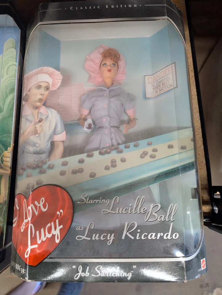 Muñeca Barbie Mattel I Love Lucy cambio de trabajo episodio 39 nueva en caja fábrica de dulces Foto 1 de 1