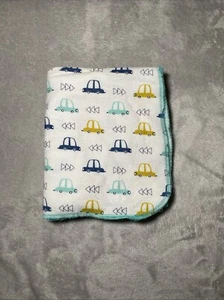 Baby Receiving Blanket Cars Triangle Arrow Soft Flannel Security Lovey 30"x35" - Picture 1 of 3