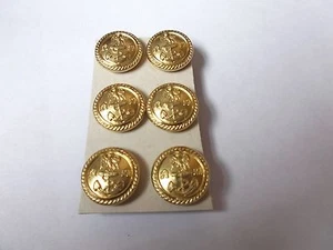Nigeria Marine sechs Vintage N A Knöpfe von Firmin London - Bild 1 von 3