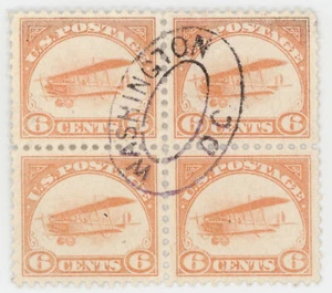 US Scott #C1 Block of 4 | Used | VF/XF Very Extra Fine - Picture 1 of 2