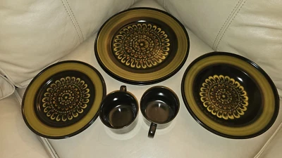 Vintage Mid Century MIKASA MAJORCA Oven to Table 8 Pieces Dinner Salad Bowls Foto 1 de 2