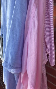 Konvolut 3 Sommer Hemden U. A. 2 Polo Ralph Lauren 2 aus Leinen Olymp - Bild 1 von 13