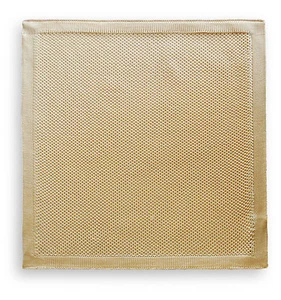 Frederick Thomas caramel beige knitted pocket square FT3173 - Picture 1 of 4