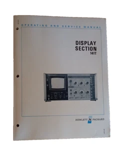 Analyseur de spectre HP 8555A HP8552B HP141T OPERATING & Service Manuel HP - Imagen 1 de 3