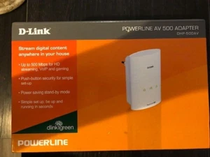 D-Link PowerLine AV 500 Adapter DHP-500AV, neu - Bild 1 von 4