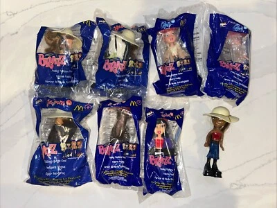 McDonald's Happy Meal Muñecas Bratz Juguetes Lote De 8 Nuevos En Paquete Más 2 Bonus Usados Foto 1 de 4