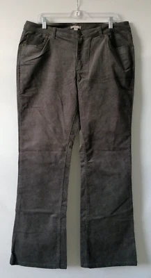 Woman Within Women's Brown High Rise Corduroy Straight Leg Jeans Plus Size 16W - Image 1 of 4