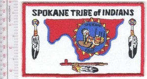 Amrican Indian Tribal Flag Spokane Tribe of Indians Wellpinit, Washington State  - Picture 1 of 1