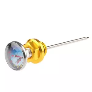 Universal Motorcycle ATV Oil Tank Dipstick &Temperature Gauge - Bild 1 von 9