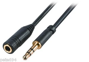 5 Ft 3.5mm Stereo Ext. Gold Audio Cable PSG03686B-2 by Pro-Signal NEW B2 - Picture 1 of 7