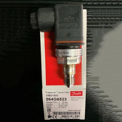 1pcs Danfoss MBS1900 pressure sensor 064G6523 - Image 1 of 2