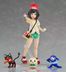 figma Pokemon Sun & Moon Selene Figure #371 Pocket Monster MaxFactory W/Bonus JP - Picture 1 of 12