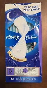 DMG - Always Infinity FlexFoam Pads, Size 5, Heavy Overnight Absorbency, 22ct - Picture 1 of 3