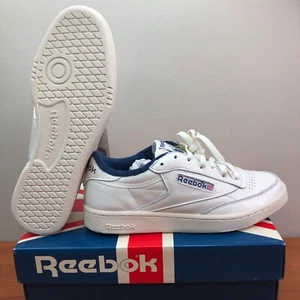 Zapatillas Reebok Club C 85 Vintage 'Chalk Vector Navy' GX3683 Para Hombre Talla 8 - Imagen 1 de 11