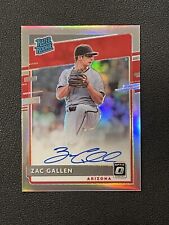 Zac Gallen RC Auto 2020 Optic Holo Silver Rated Rookie Autograph SP RRS-ZG