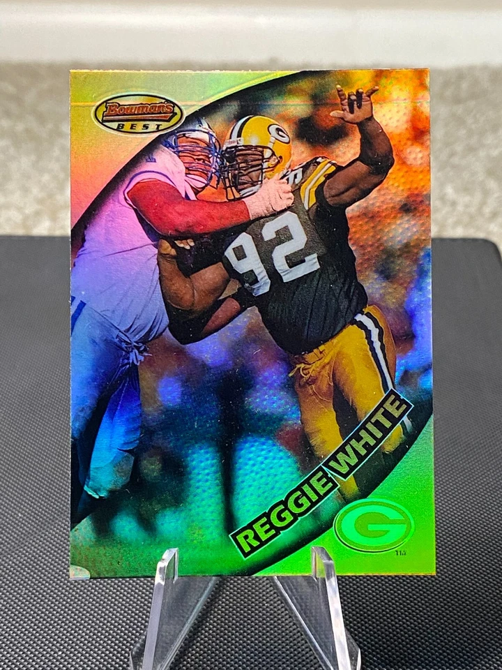 1997 Bowman's Best - Reggie White #27 Refractor  - Image 1 of 2