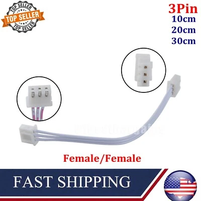 JST XH2.54mm 3 Pin Pitch Connector Cable Female to Female PCB Wire 10/20/30cm - Image 1 of 4