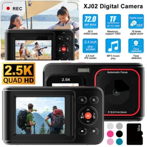 16x Zoom 2-screen Digital Camera HD 1080P 72MP 2.4 Inch Mini Digital Camera - Picture 1 of 15