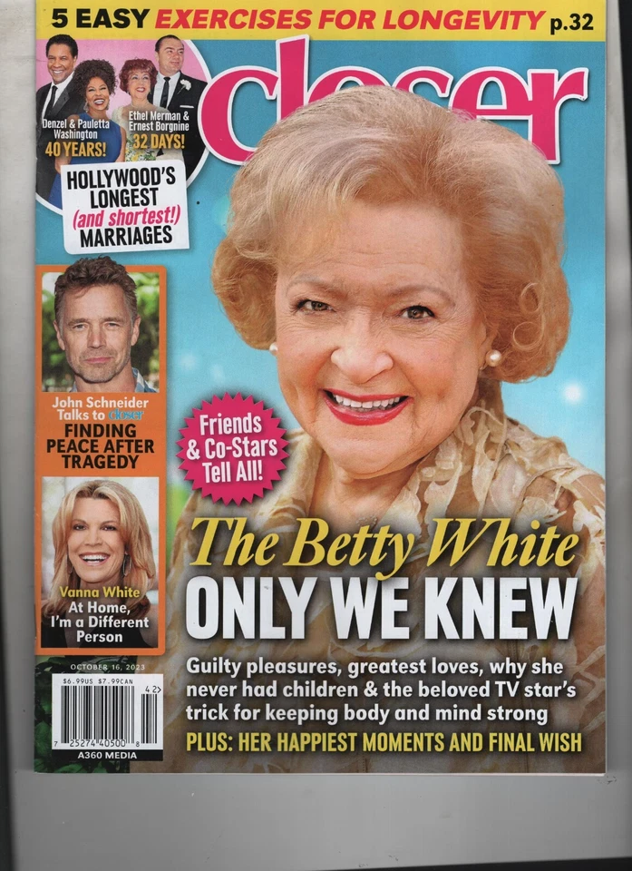 BETTY WHITE OCTOBER 16 2023 CLOSER MAGAZINE - Image 1 of 1