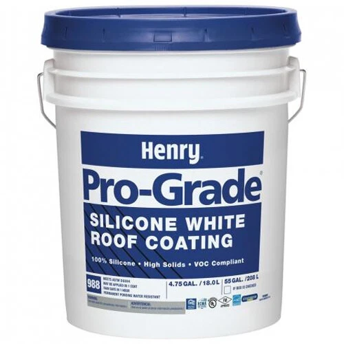 Henry Pro Grade 988 Silicone White Roof Coating - Image 1 of 1