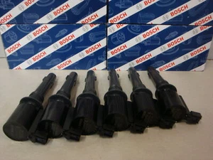 6 X GENUINE BOSCH IGNITION COILS FORD TERRITORY SY SX 6c 4.0L INC TURBO - Picture 1 of 2