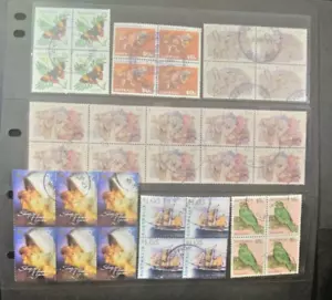 AUSTRALIAN DECIMAL BLOCKS USED/CTO Or EX FDC.,.,..,/ - Foto 1 di 1