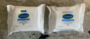 Cetaphil Gentle Makeup Removing Face Wipes - (2) 25 ct for Sensitive Skin, 50 ct - Picture 1 of 1