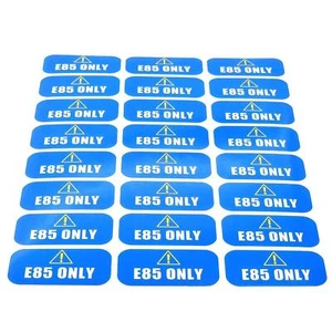 Attention E85 Only Sticker Decal Vinyl Ethanol Gas Label Pump Warning - Picture 1 of 6