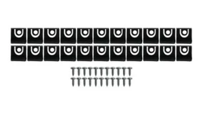 1964 1/2 1965 Mustang Windshield or Fastback Rear Window Molding Clip Kit Best - Foto 1 di 1