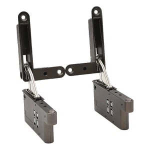 2× Hidden Door Pivot Hinges 105° Degree Rotation 3 Dimensional Adjustable Hinges - Picture 1 of 7