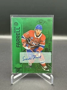 2023-24 Skybox Metal Universe Sean Farrell RC Green Auto PMG /10 Monreal Habs - Picture 1 of 2