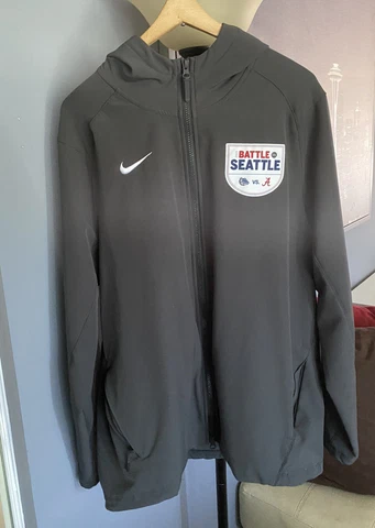 Authentic Nike Battle in Seattle 2021 Basketball Gonzaga v Alabama Jacket Large Cover
